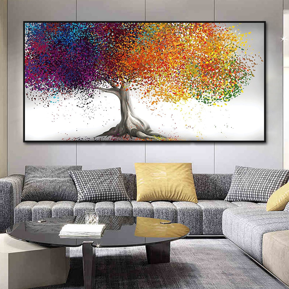 CORX Designs - Abstract Colorful Tree Canvas Art - Review