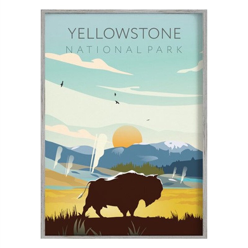 CORX Designs - USA National Park Illustration Canvas Art - Review