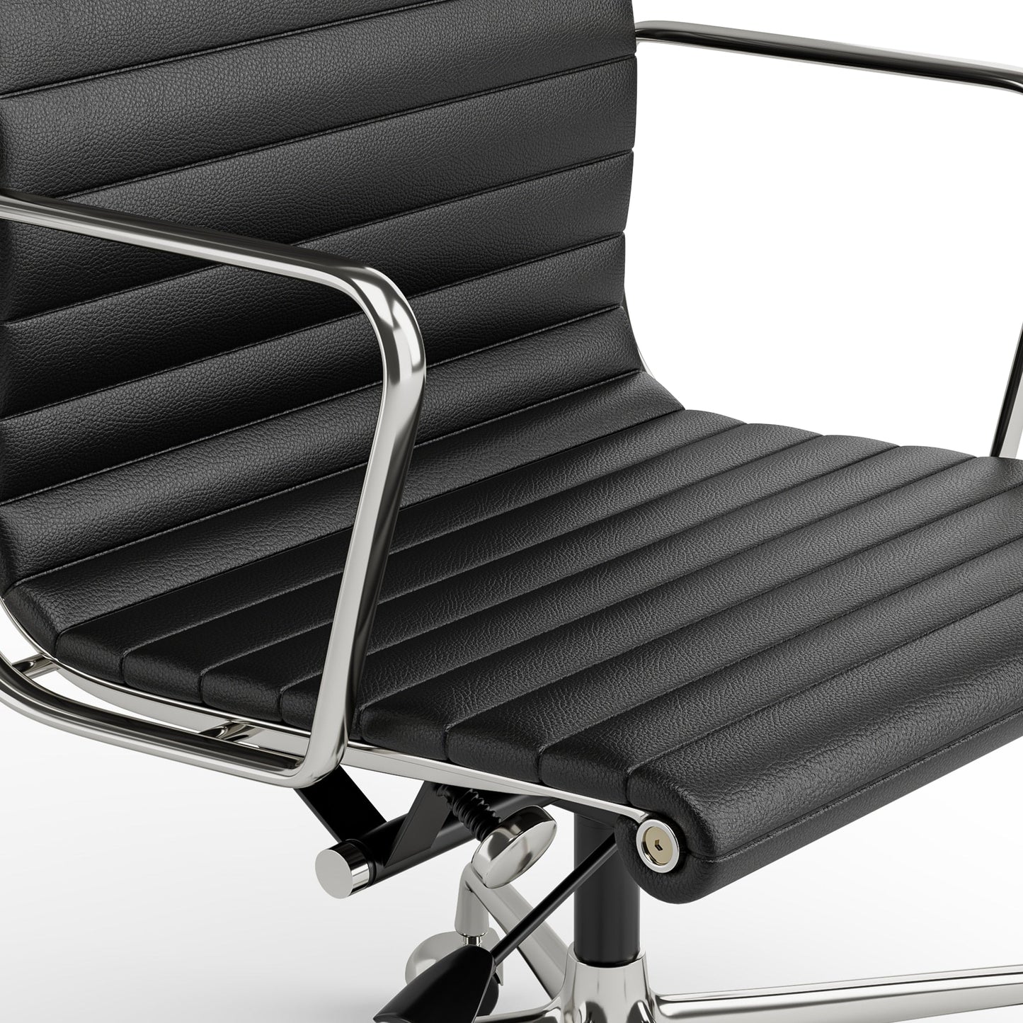 CORX Designs - Eames Aluminum Group Office Chair with Genuine Leather - Review