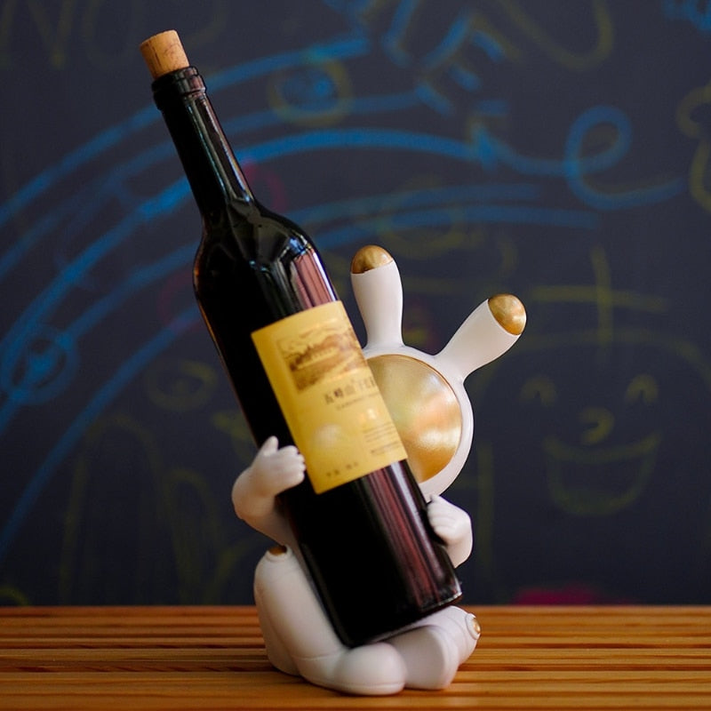 Rabbit wine bottle online holder