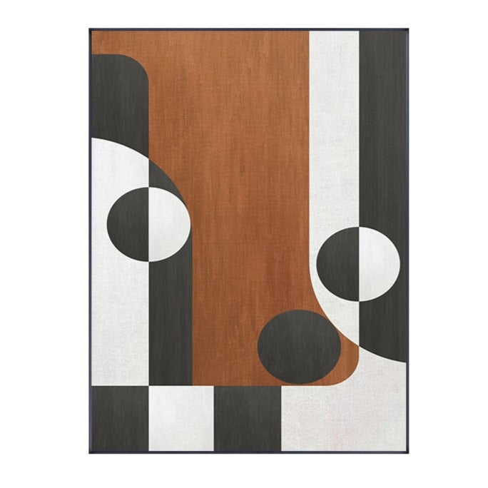 CORX Designs - Modern Geometry Orange Canvas Art - Review