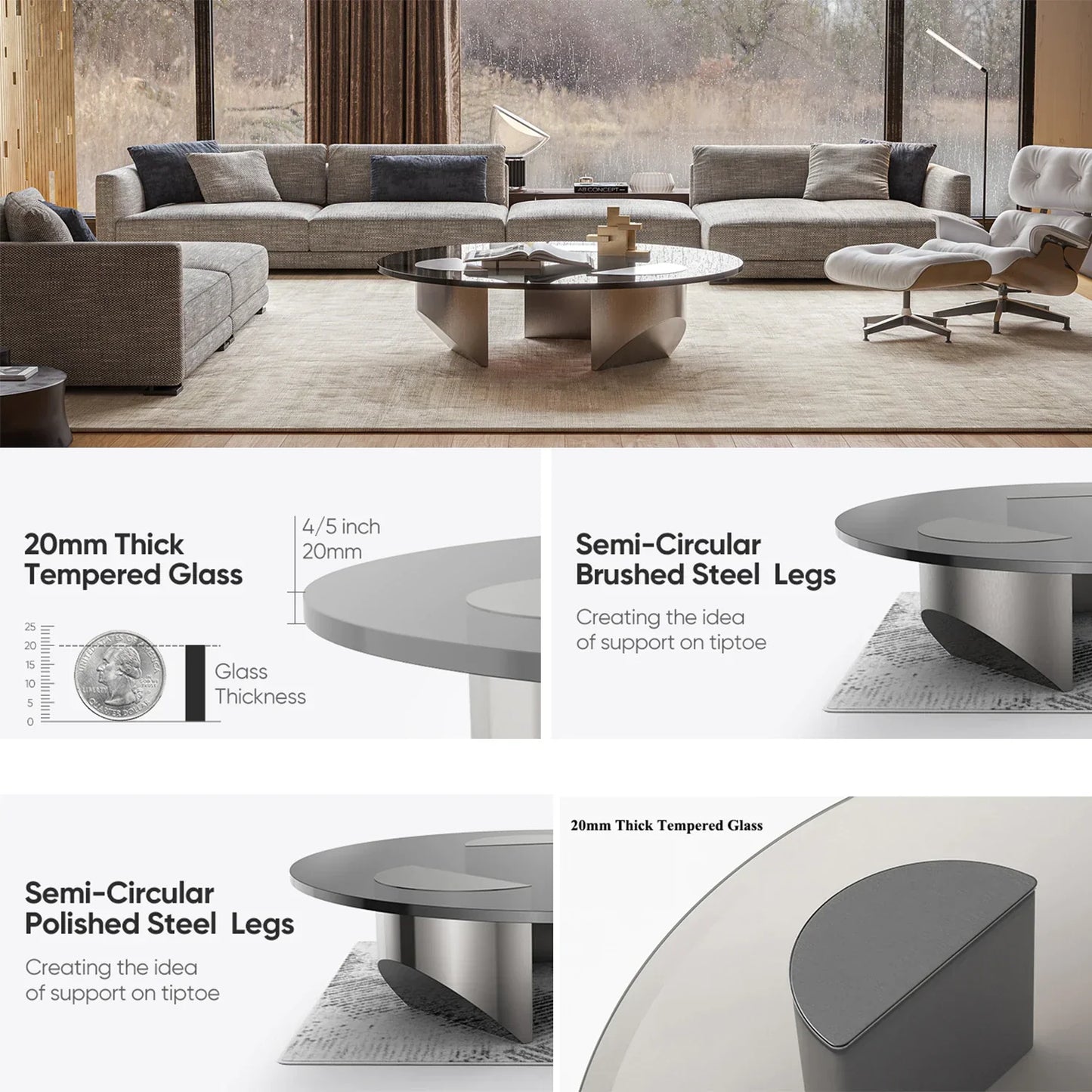 CORX Designs - Minotti Wedge Coffee Table - Review