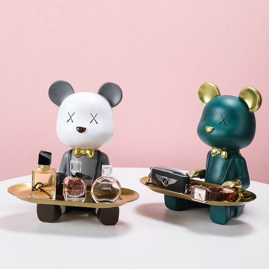CORX Designs - Cute Bow Tie Bear Tray Statue - Review