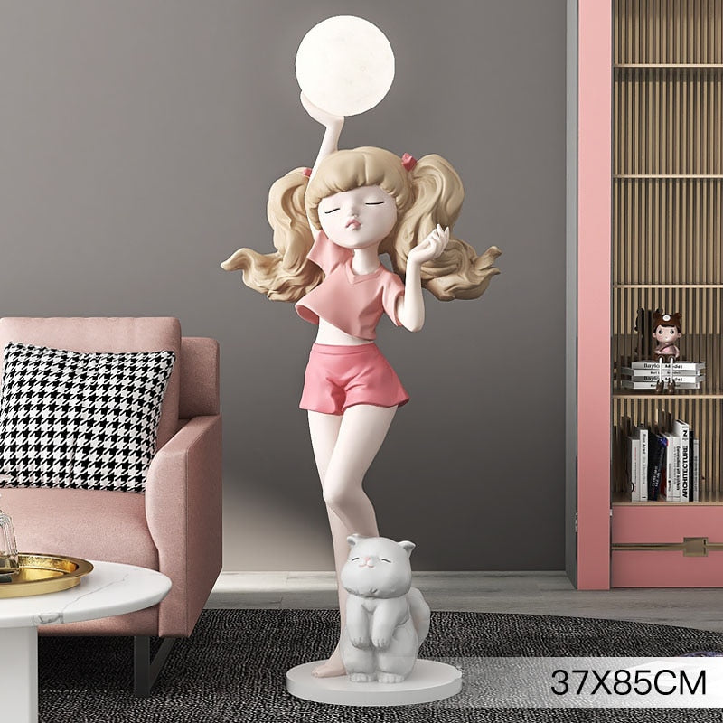 CORX Designs - Girl in Shorts Statue with Light - Review