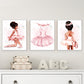 CORX Designs - Cute Girl Pink Ballet Swan Canvas Art - Review