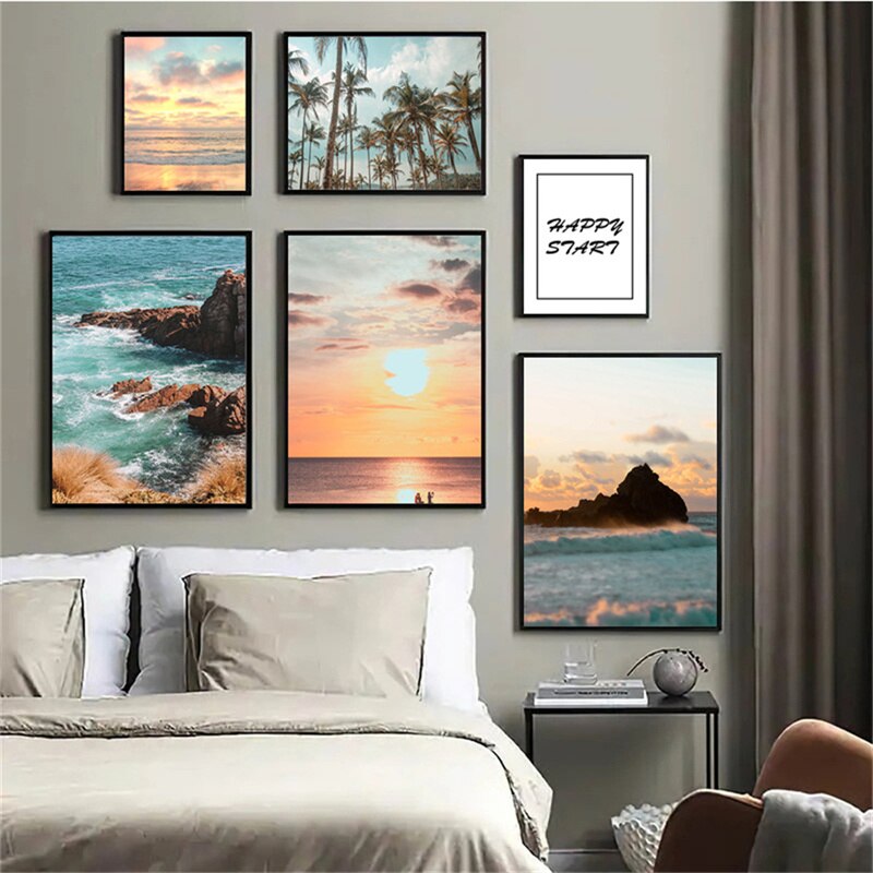 CORX Designs - Tropical Blue Ocean and Sky Canvas Art - Review