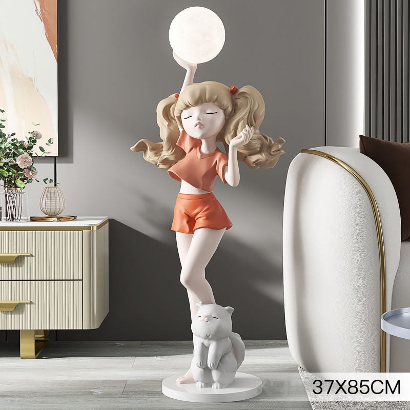 CORX Designs - Girl in Shorts Statue with Light - Review