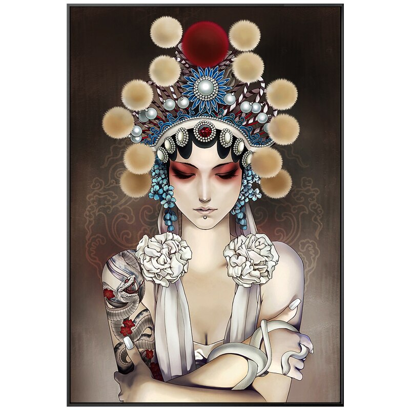 CORX Designs - Chinese Traditional Peking Opera Female Canvas Art - Review