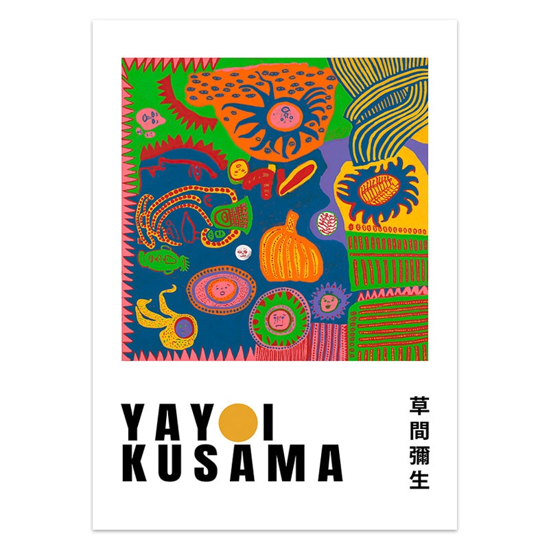 CORX Designs - Yayoi Kusama Mushroom Canvas Art - Review