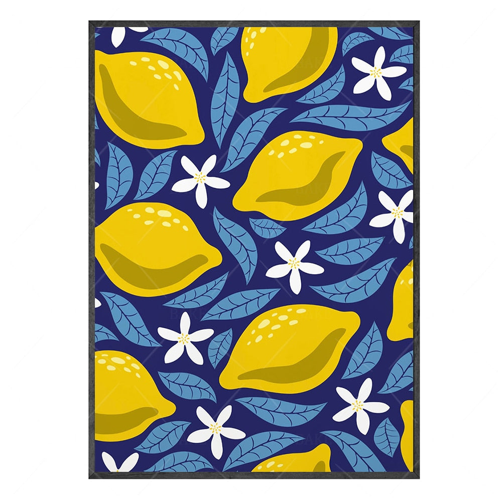CORX Designs - Fruit Lemon Orange Papaya Canvas Art - Review