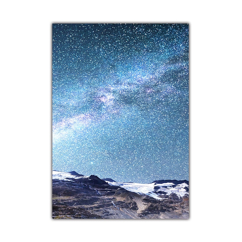 CORX Designs - Starry Night Sky Landscape Canvas Art - Review