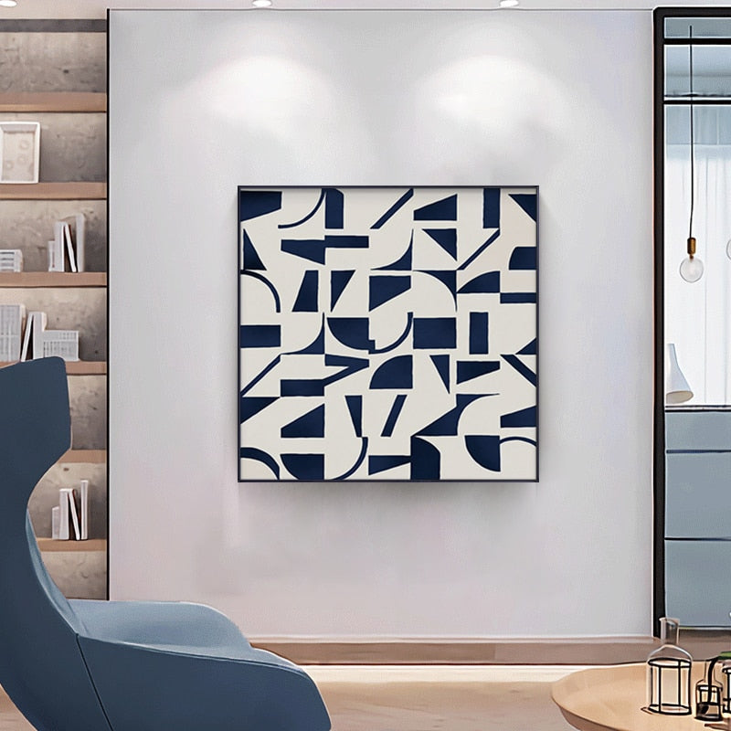 CORX Designs - Minimalist Abstract Navy White Bird Canvas Art - Review