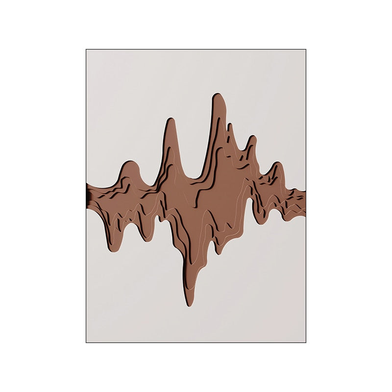 CORX Designs - Abstract Brown 3D Painting Canvas Art - Review