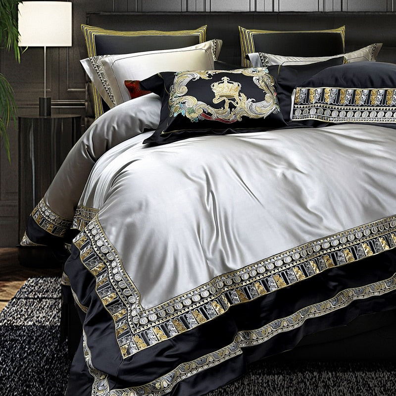 CORX Designs - Charles Luxurious Silk Jacquard Duvet Cover Bedding Set - Review