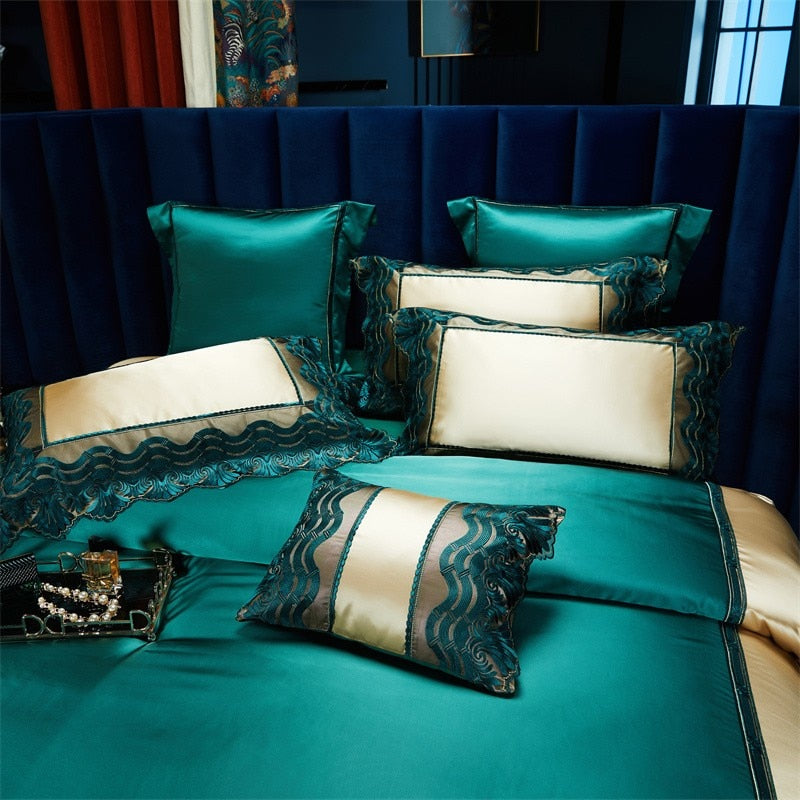 CORX Designs - Genoa Luxurious Lace Duvet Cover Bedding Set - Review