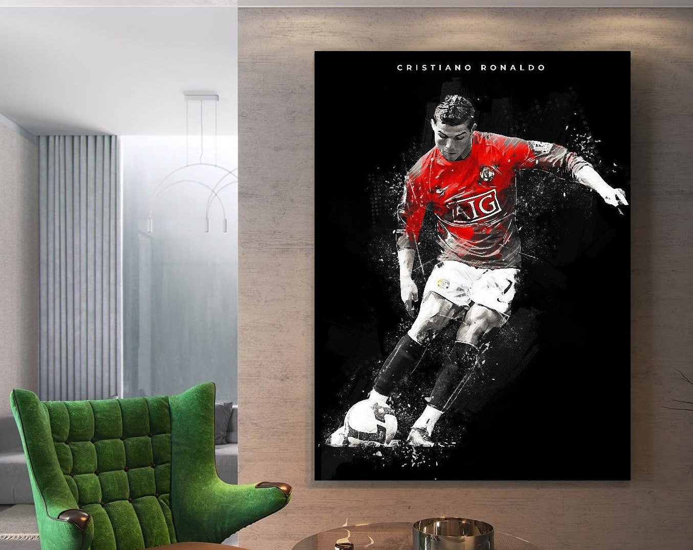 CORX Designs - Football Legend CR7 Cristiano Ronaldo Canvas Art - Review