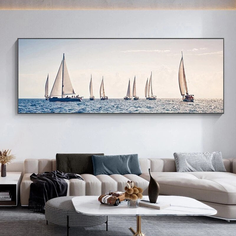 CORX Designs - Sailing Boat Seascape Canvas Art - Review