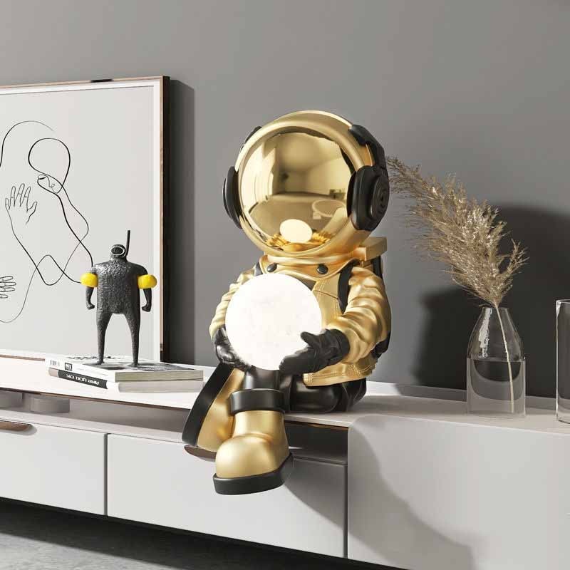 CORX Designs - Sitting Astronaut Statue With Light - Review