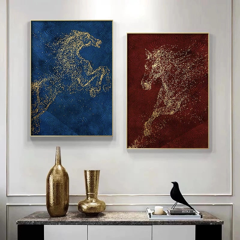 CORX Designs - Luxurious Golden Horse Canvas Art - Review