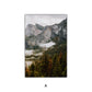 CORX Designs - Scenery Cloudy Fog Mountain and Forest Canvas Art - Review