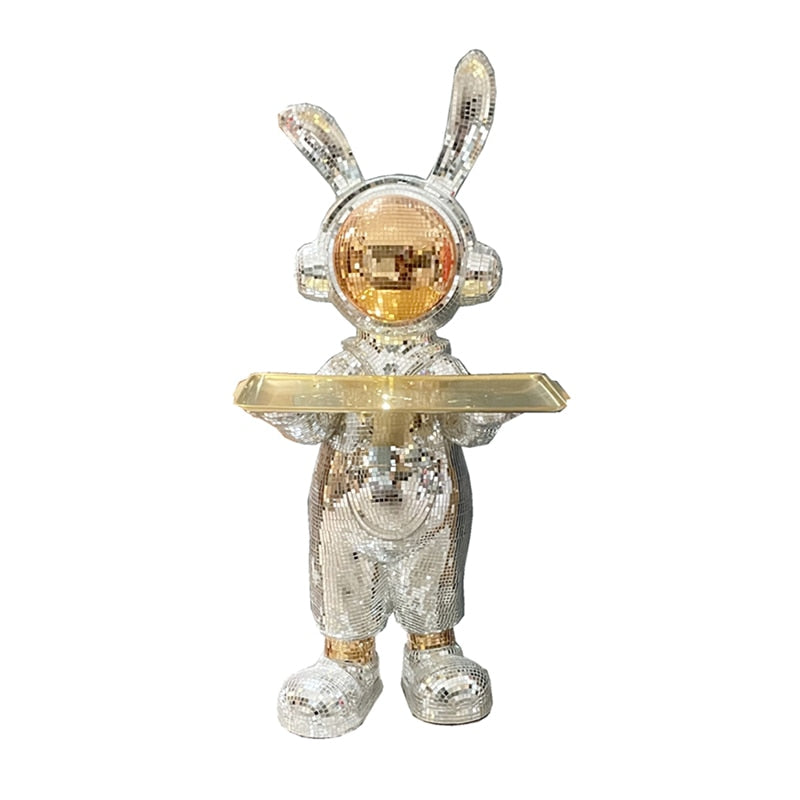 CORX Designs - Disco Ball Astronaut Rabbit Big Statue Tray - Review