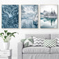 CORX Designs - Snow Mountain Forest Winter Canvas Art - Review