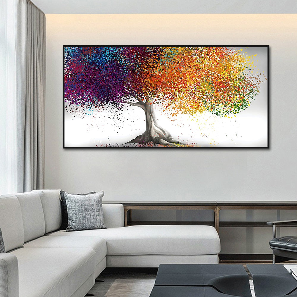 CORX Designs - Abstract Colorful Tree Canvas Art - Review