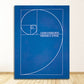 CORX Designs - Fibonacci Spiral Blueprint Canvas Art - Review