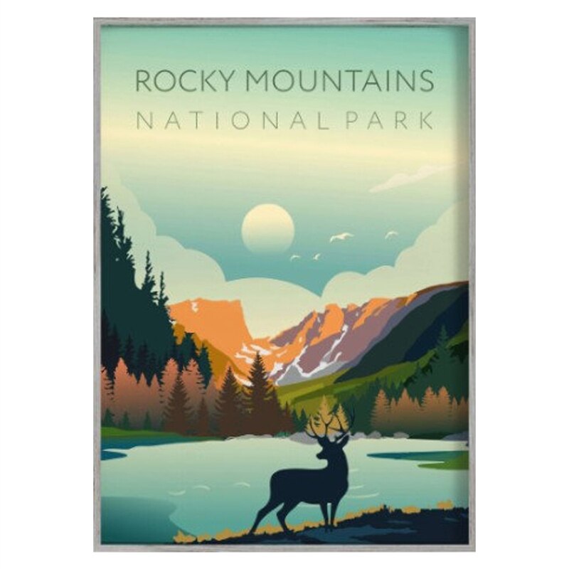 CORX Designs - USA National Park Illustration Canvas Art - Review