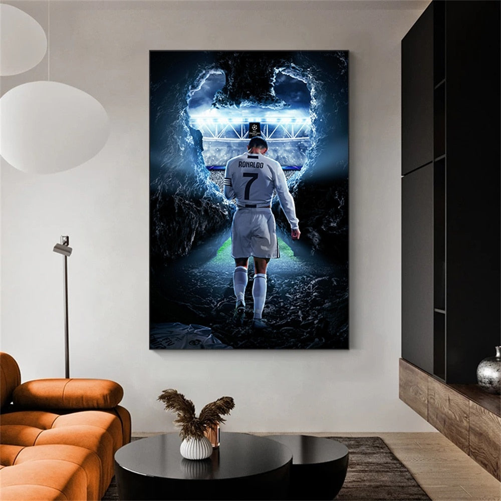 CORX Designs - Football Legend CR7 Cristiano Ronaldo Canvas Art - Review