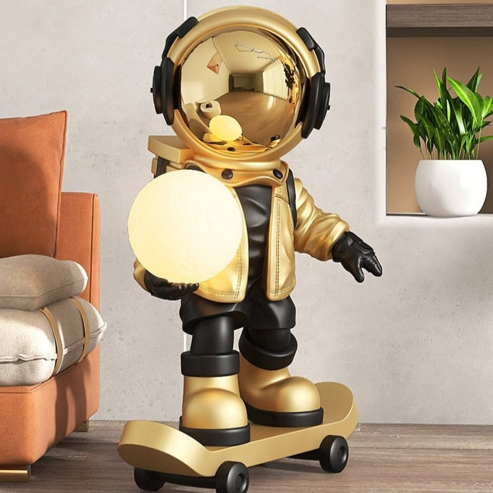 CORX Designs - Astronaut Skateboard Statue with Light - Review