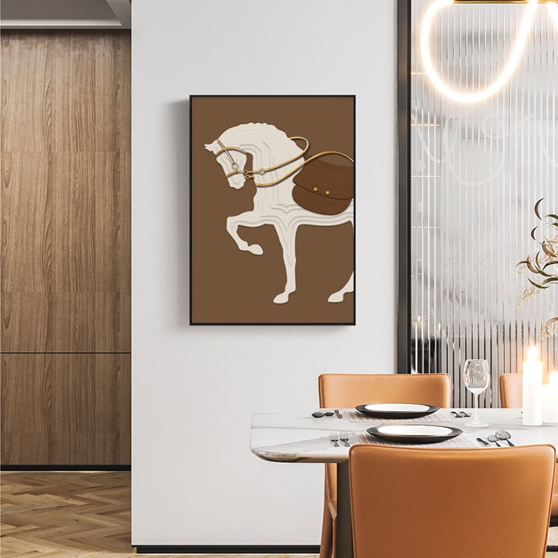 CORX Designs - Minimalist Horse Canvas Art - Review