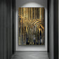 CORX Designs - Zebra Golden Line Canvas Art - Review