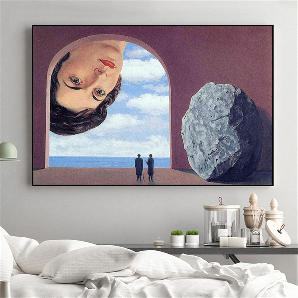 CORX Designs - Portrait of Stephy Langui by Rene Magritte Canvas Art - Review